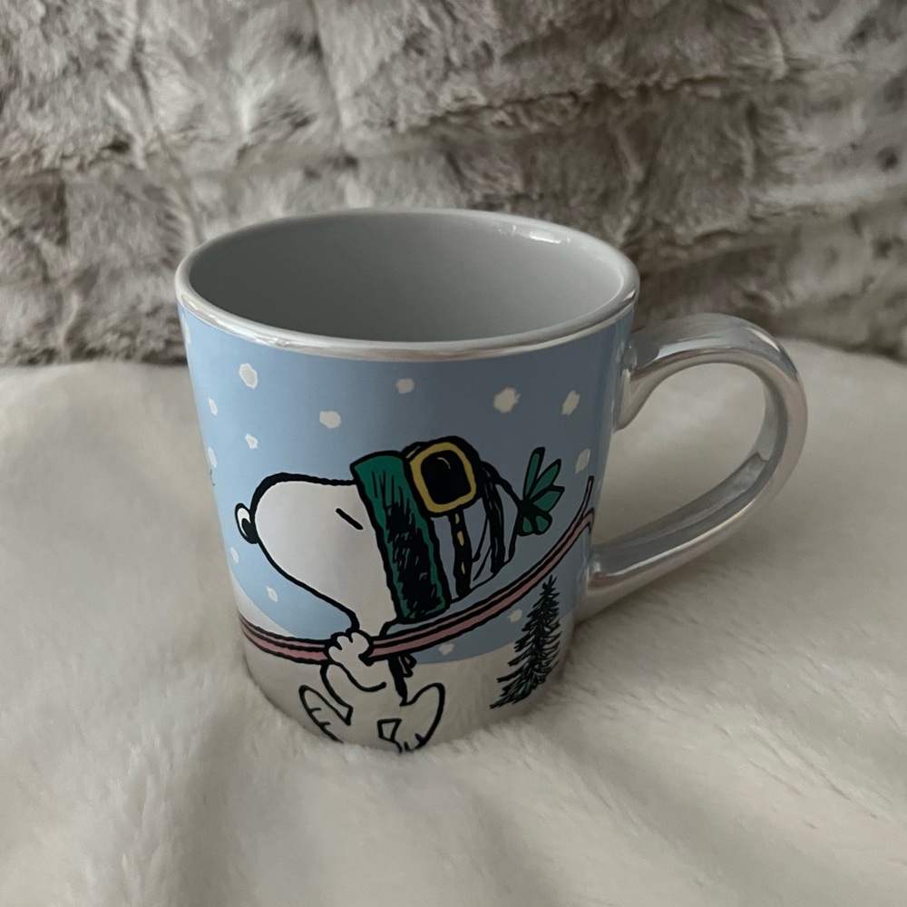Snoopy Woodstock Skiing Mug - Picture 3 of 7